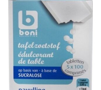 BONI SELECTION zoetstof navulling 5x100st