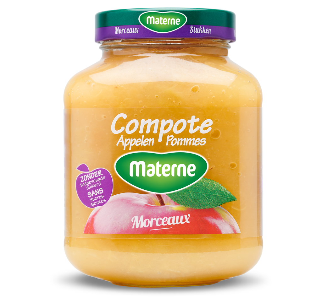 Compote MaterneBelgische appels zonder toegevoegde suikers