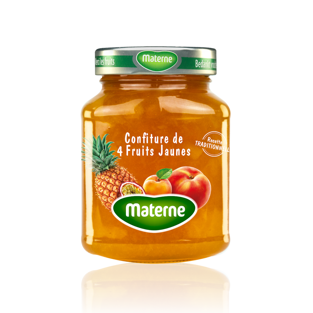 Confituur Materne4 gele vruchten