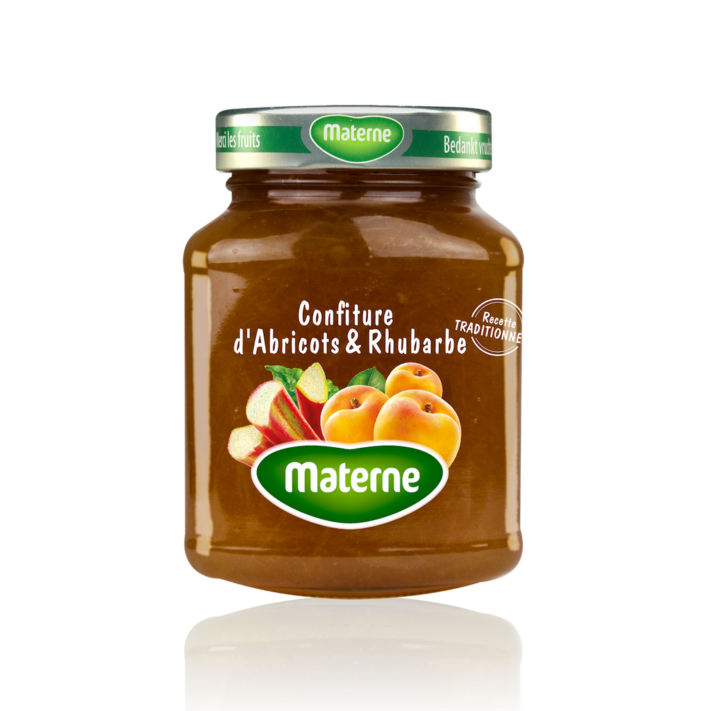 Confituur MaterneAbrikozen - Rabarber