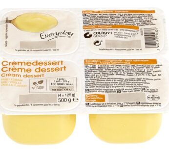 Crèmedessert vanillesmaak 125gx4