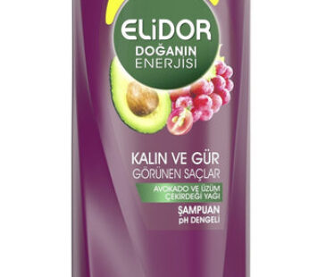 Elidor Şampuan Kalın ve Gür Saçlar Avakado Üzüm Çekirdeği 400ml