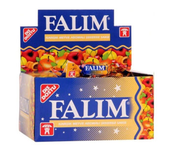 Falım Karışık Meyve Aromalı Şekersiz Sakız 100 Adet