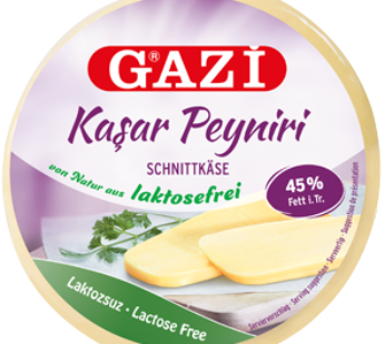 Gazi Kaşar Peyniri Laktozsuz -Gouda Jaune Free Lactose- 400gr