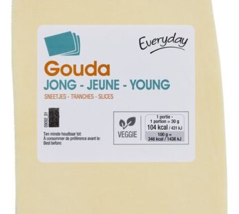 Gouda jong zonder korst ±13 sneetjes 500g