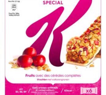 Kellogg’s Special K rode vruchten graanrepen