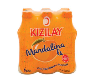 Kizilay Mandalina Aromalı Soda 6x25cl