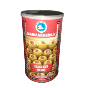 Marmarabirlik Kırmızı Biber Dolgulu Yeşil Zeytin 750gr