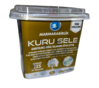Marmarabirlik Kuru Sele Siyah Zeytin -2XS- 400 gr