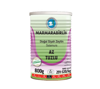 Marmarabirlik -S- Siyah Zeytin Az Tuzlu Teneke 800gr