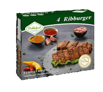 Mekkafood Ribbuerger 4x100gr