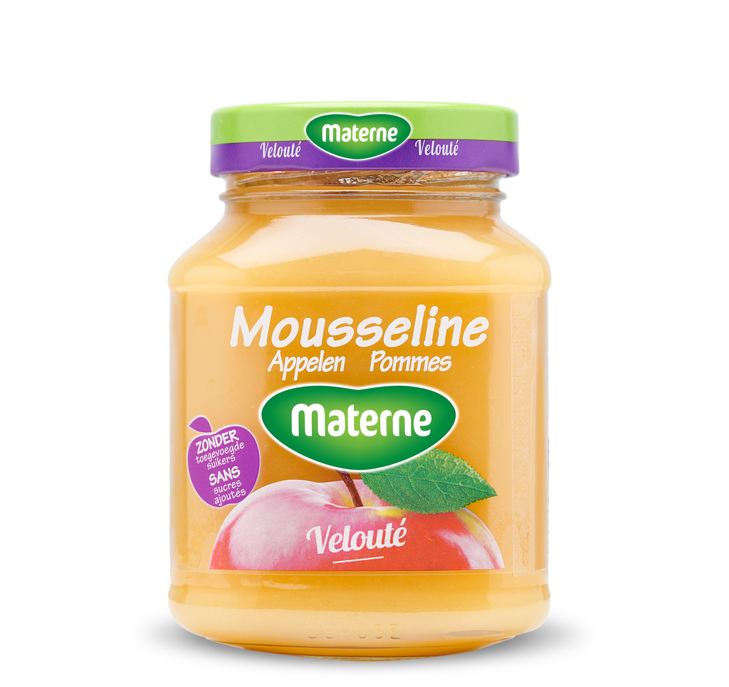 Mousseline MaterneBelgische appels zonder toegevoegde suikers