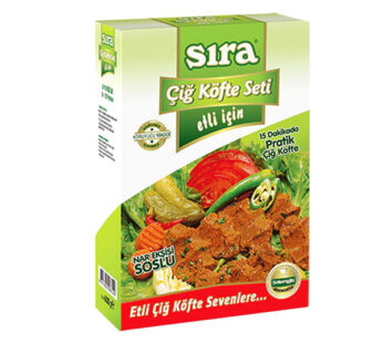 Sıra Çiğ Köfte Seti Etli 500gr