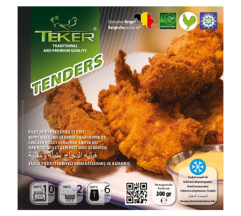 Teker Tavuk Fileto Terbiyeli ve Baharatlanmis -TENDERS- 300gr