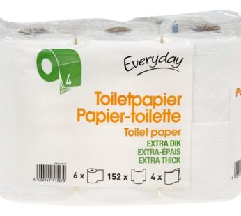 Toiletpapier 4lagen-152vellen 6rollen