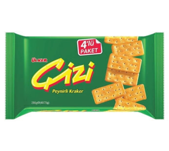 Ülker Çizi Tuzlu Peynirli Kraker 4x65gr