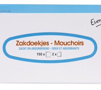 Zakdoekjes in box 150st