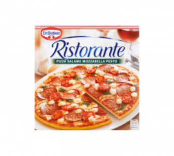 Dr. Oetker Ristorante pizza salame mozzarella pesto