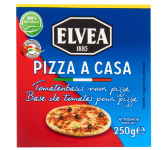 ELVEA Tomatenbasis voor Pizza – 250 g